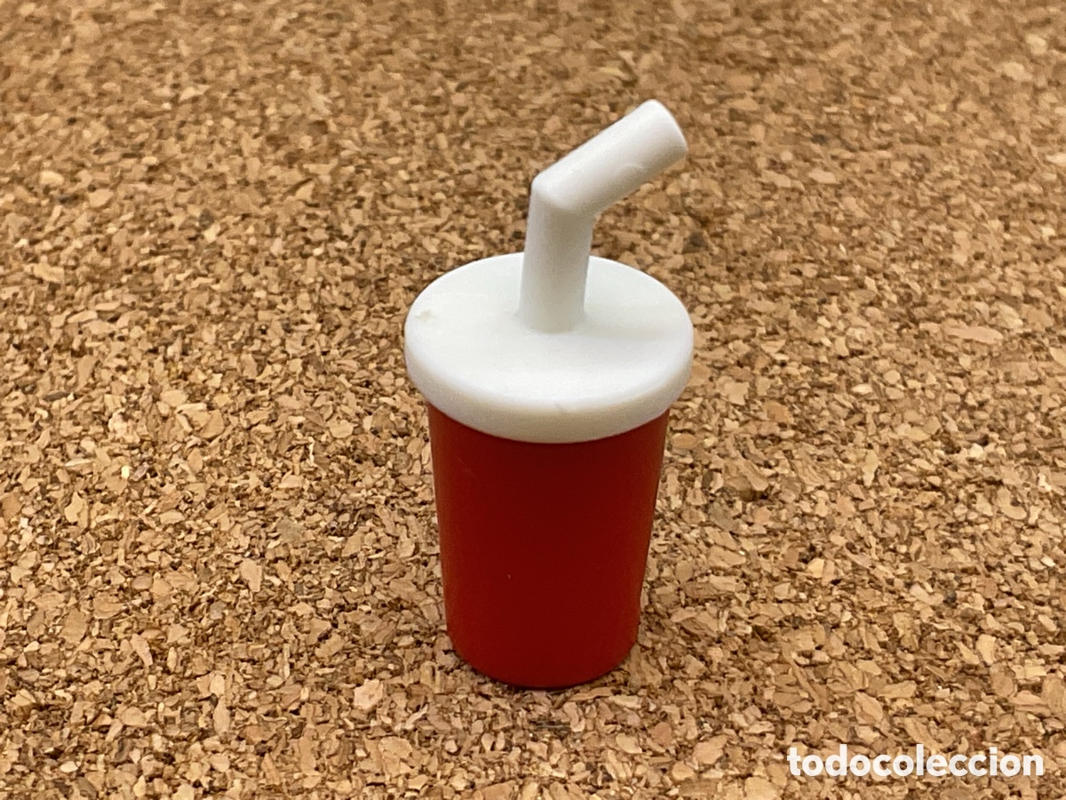 Playmobil: ACCESORIO PLAYMOBIL. VASO CON BEBIDA, REFRESCO, BATIDO, ETC