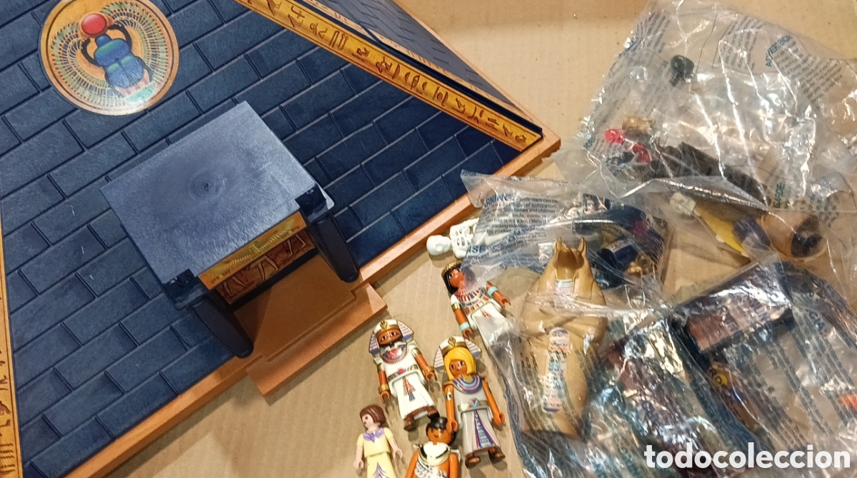 Playmobil: LOTE PLAYMOBIL PIR&Aacute;MIDE EGIPTO FIGURAS ACCESORIOS