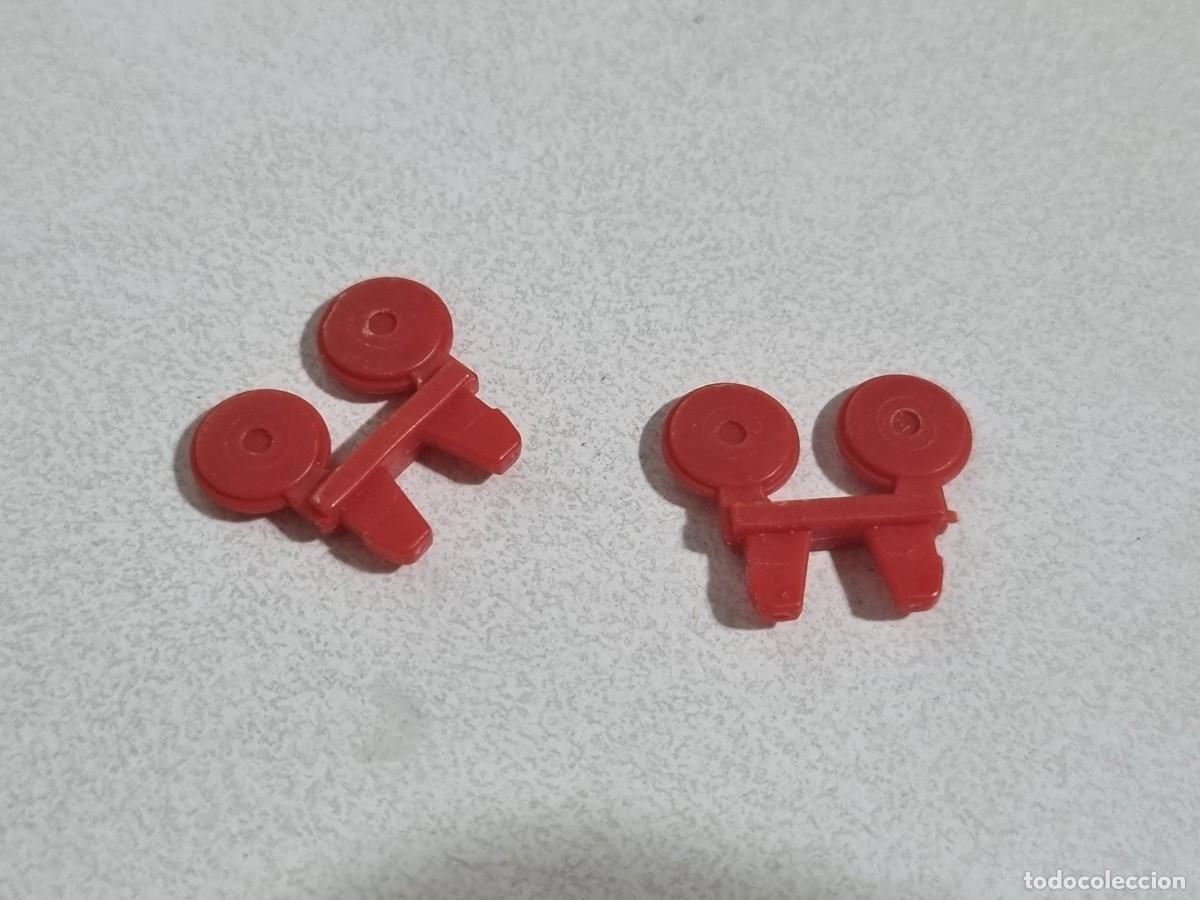 Playmobil: Playmobil 3456 2x Pieza Faro Luz Roja Foco Lampara Delantera Ambulancia