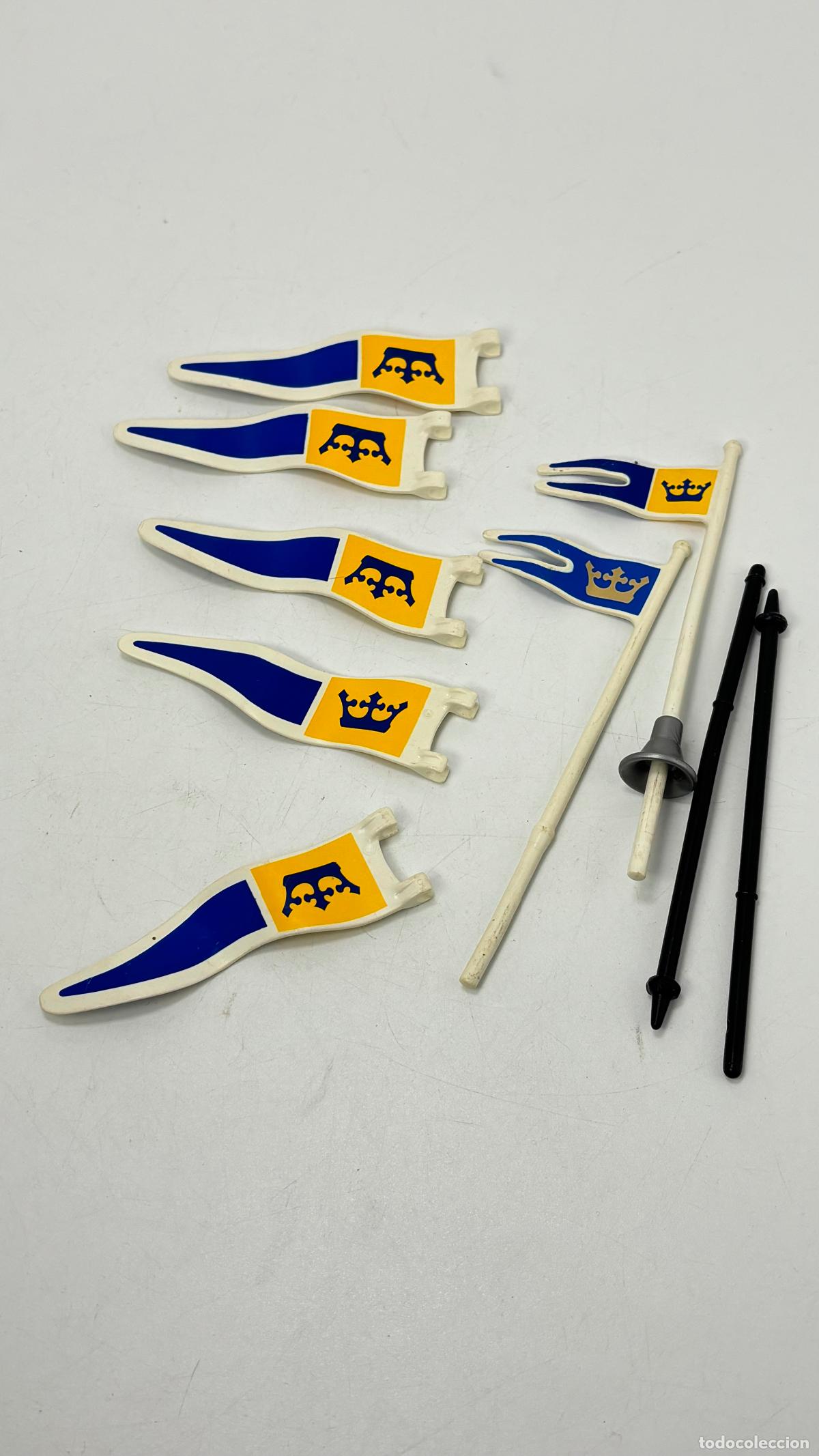 Playmobil: Playmobil lote bandera y lanza medieval
