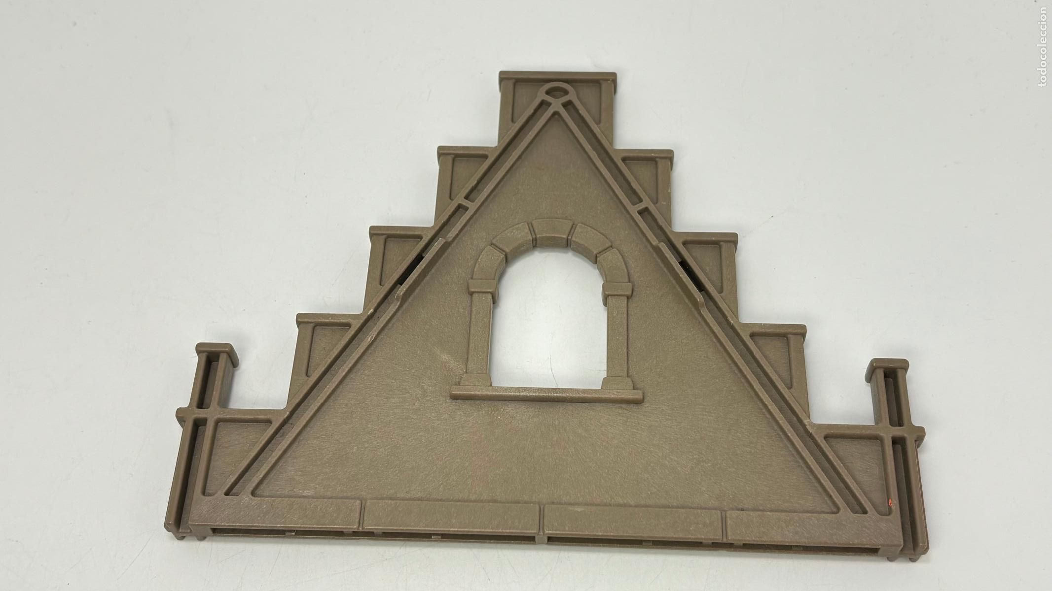 Playmobil: Playmobil pared lateral tejado con ventana casa medieval
