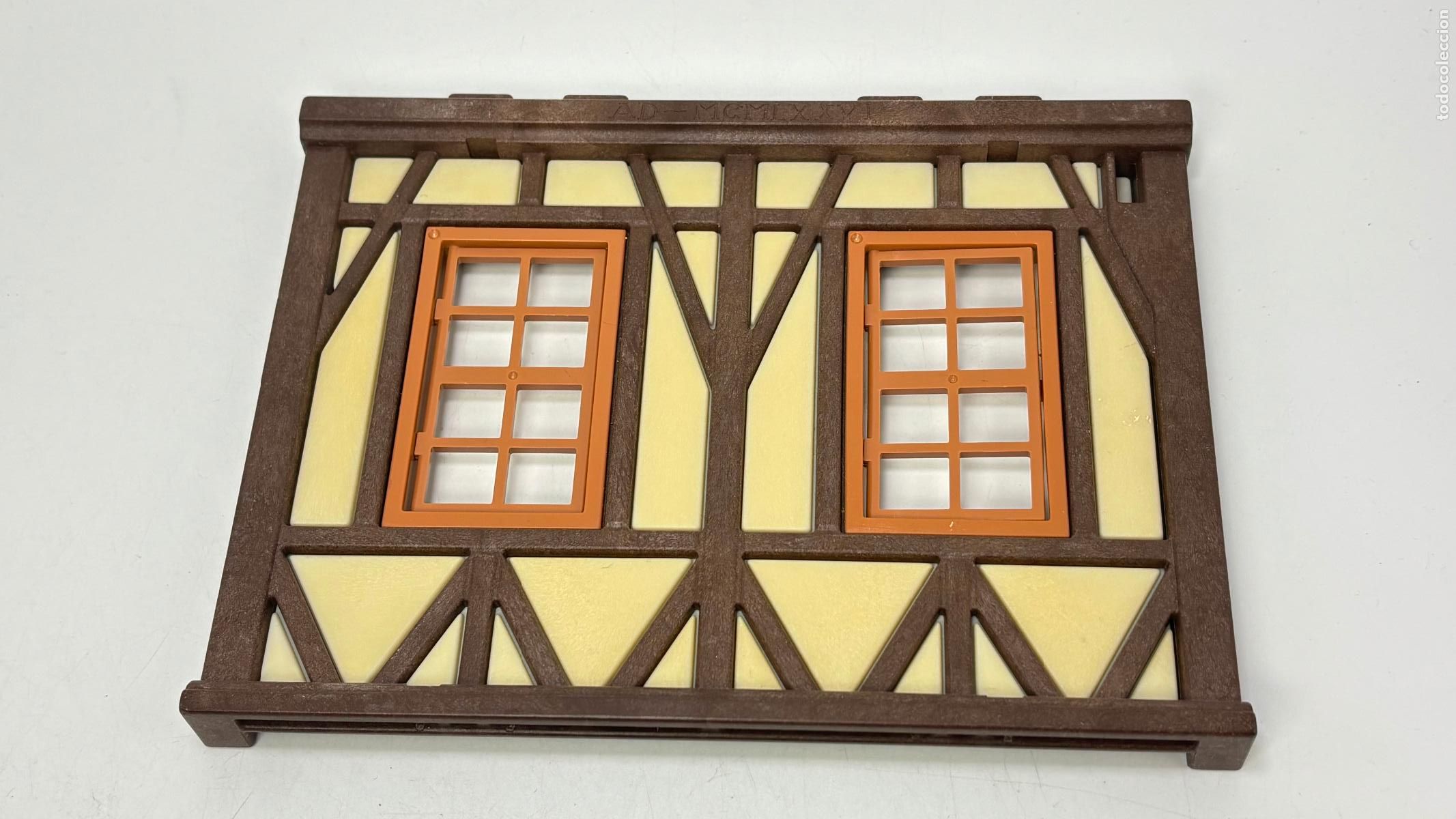 Playmobil: Playmobil pared trasera con ventana casa medieval