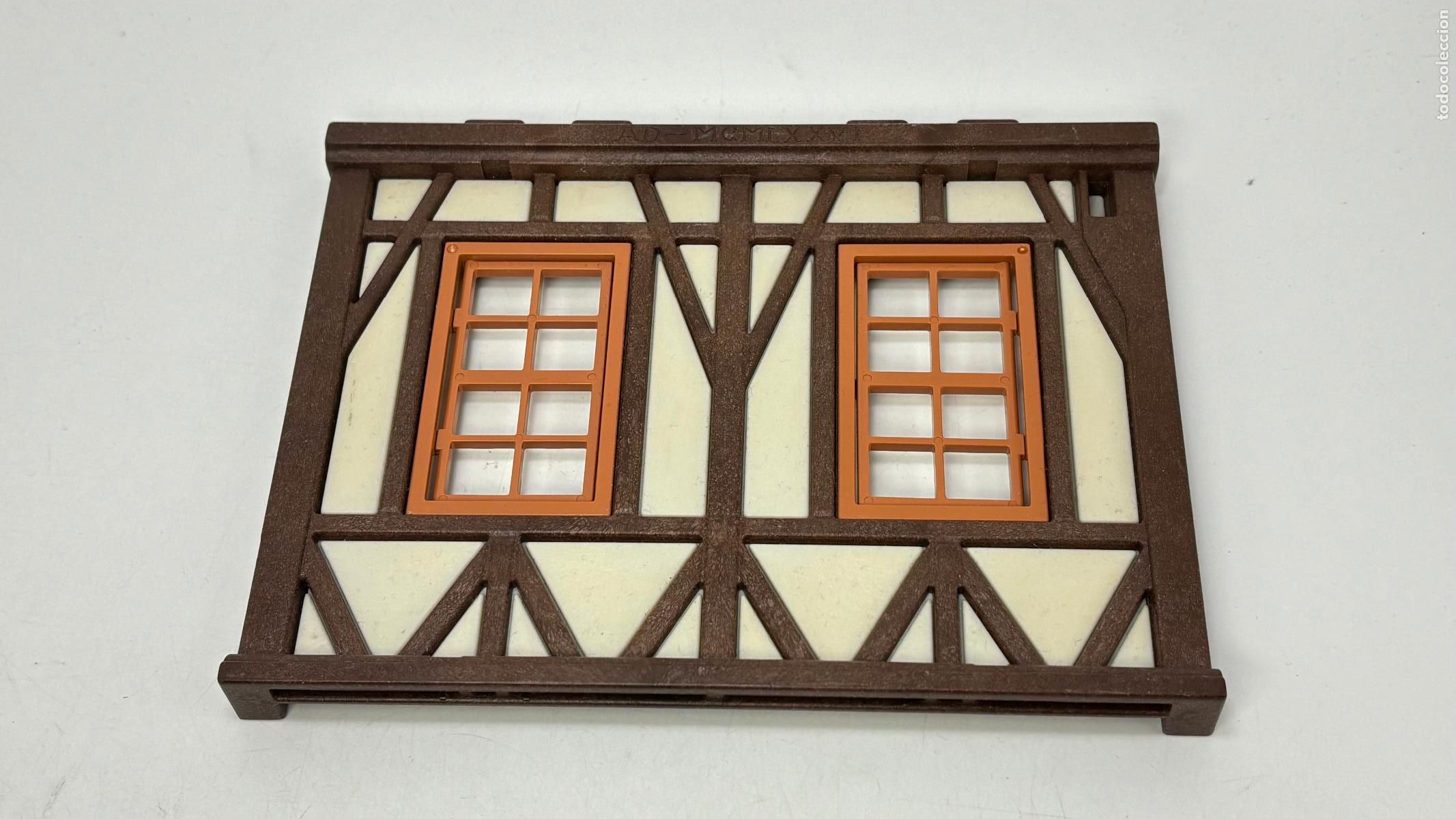 Playmobil: Playmobil pared trasera con ventana casa medieval