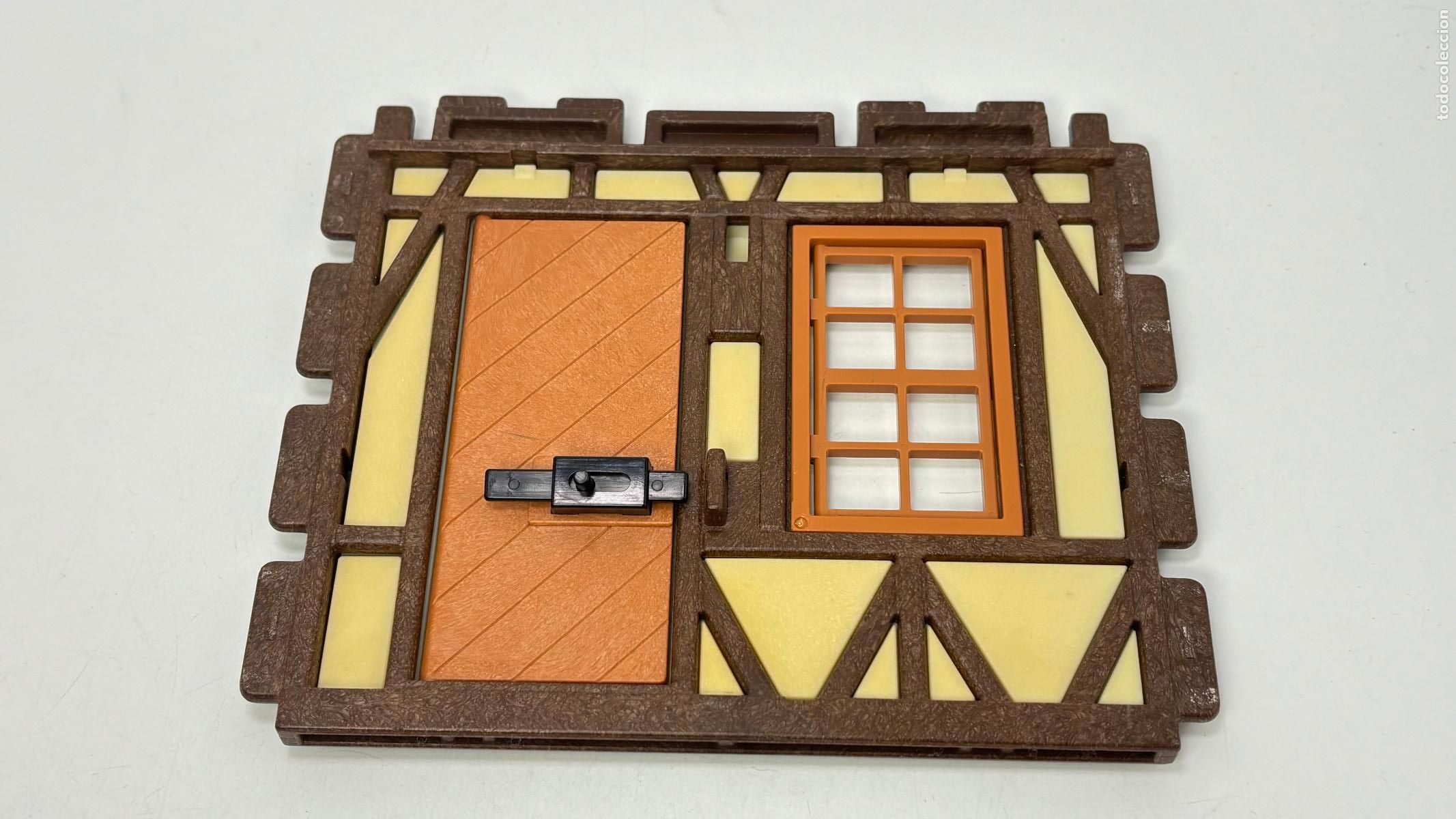 Playmobil: Playmobil pared puerta con ventana casa medieval