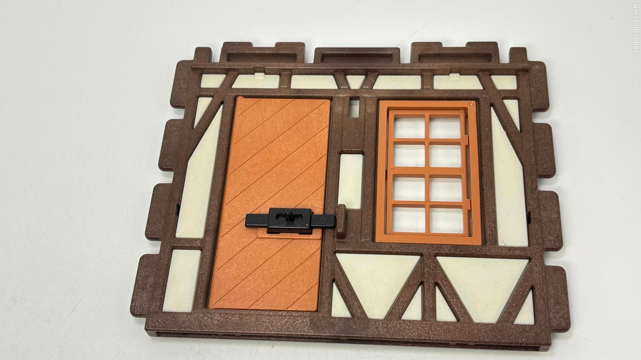 Playmobil: Playmobil pared puerta con ventana casa medieval