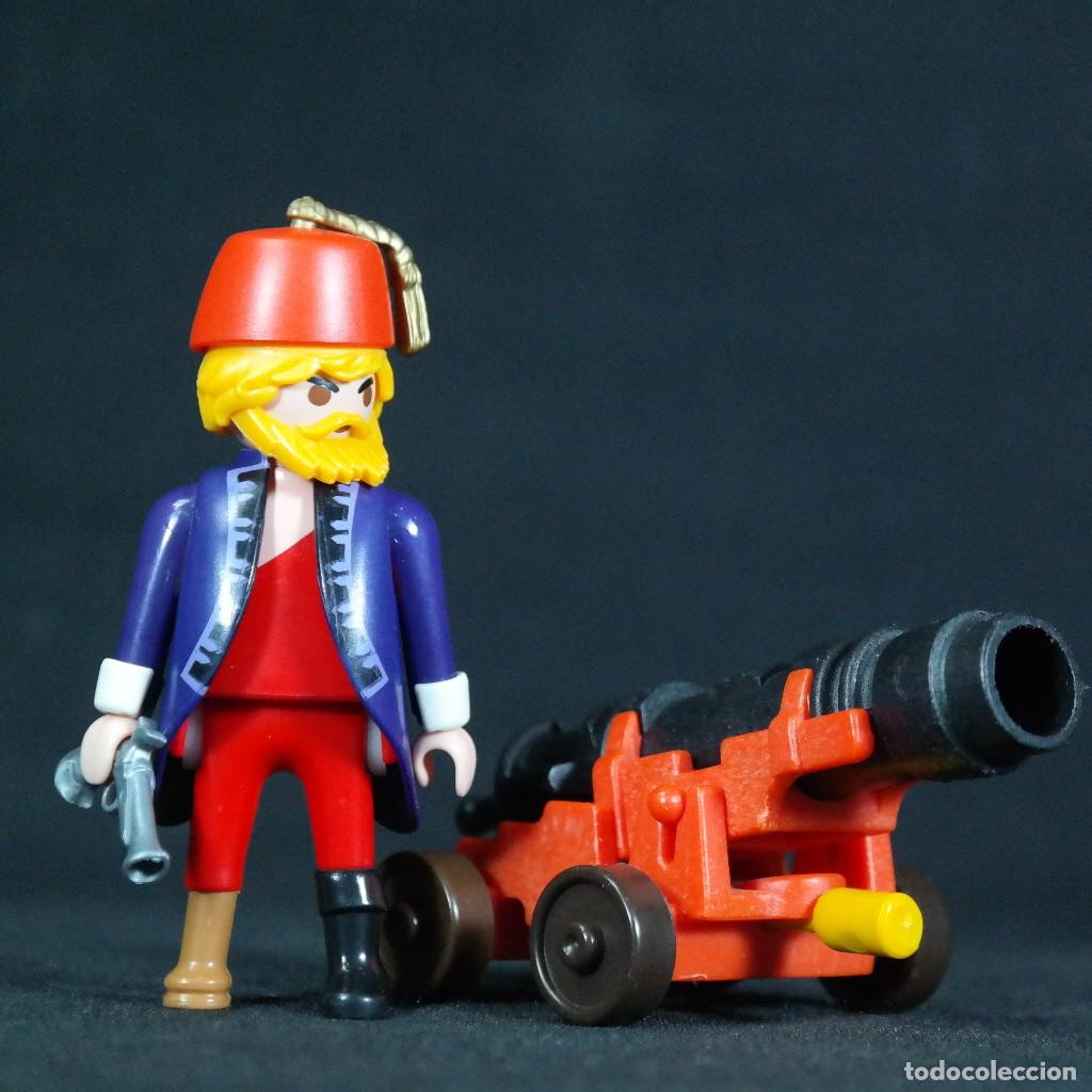 Playmobil: Playmobil pirata con ca&ntilde;on ☼
