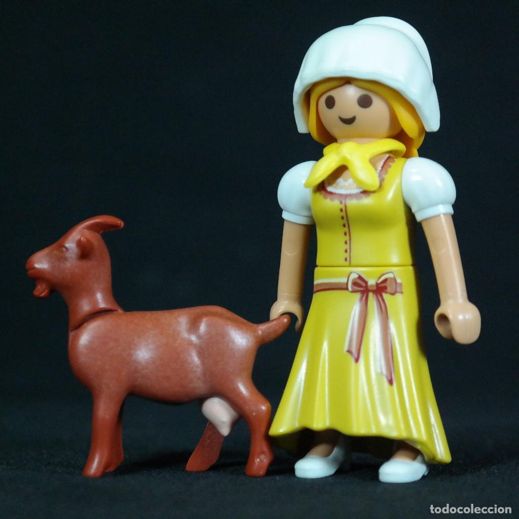 Playmobil: Playmobil granjera con cabra☼