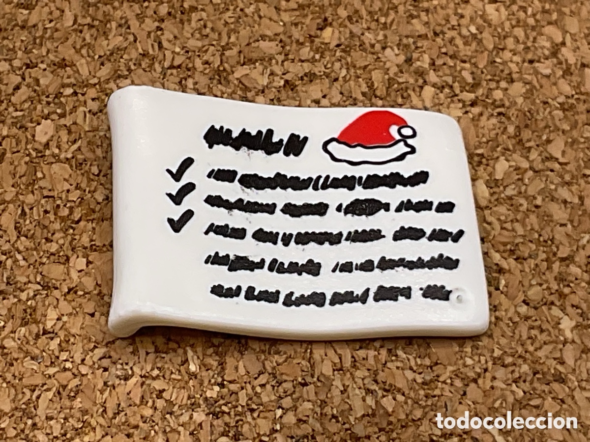 Playmobil: ACCESORIO PLAYMOBIL. CARTA DE DESEOS. CARTA A PAPA NOEL. REF NAVIDAD
