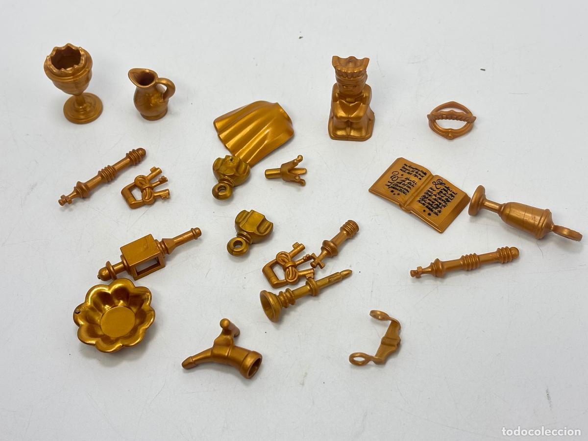 Playmobil: Playmobil lote accesorios dorado libro plato cuenco