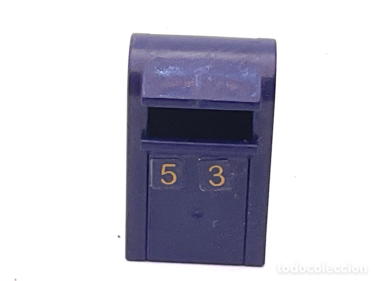 Playmobil: ACCESORIO PLAYMOBIL. BUZON COLOR AZUL.