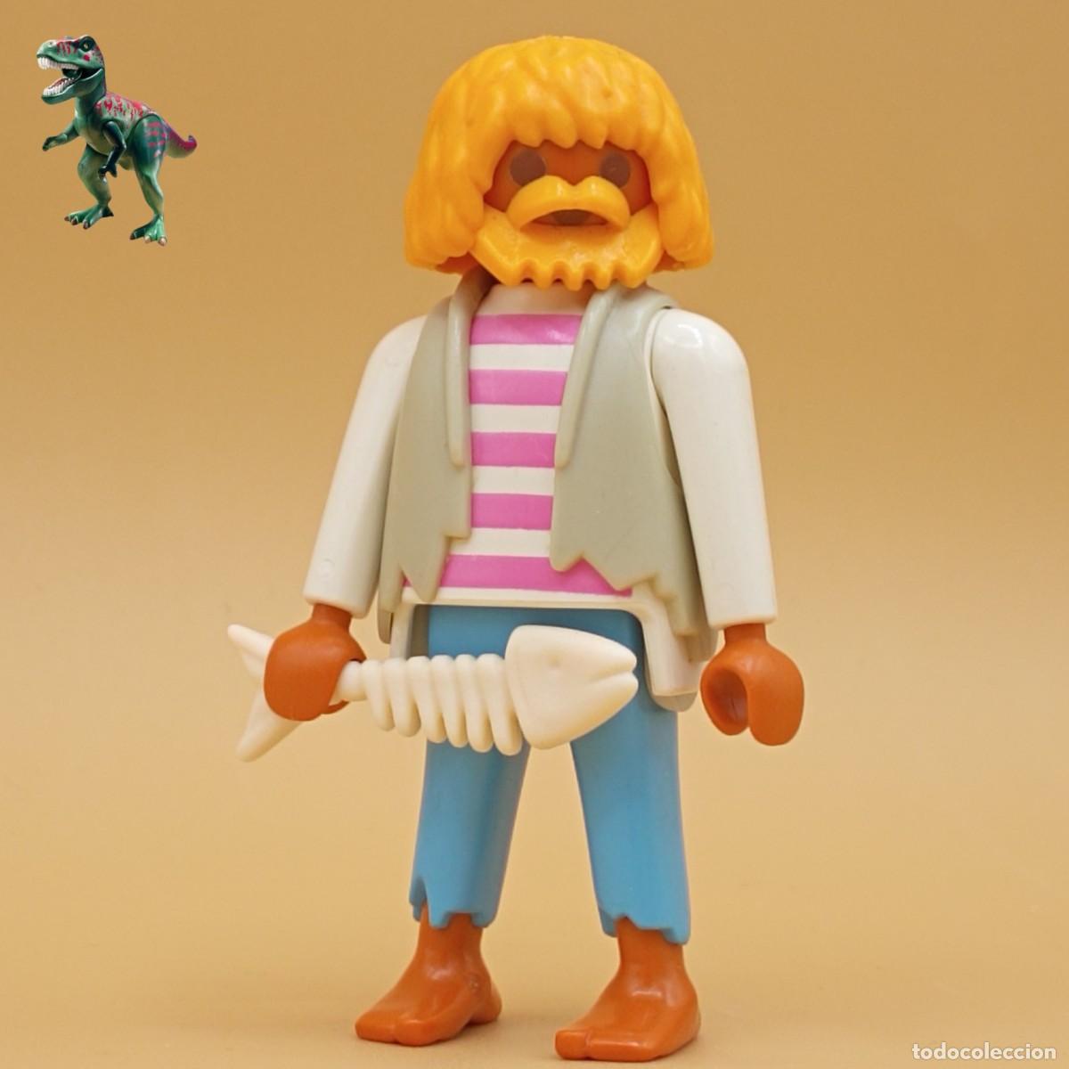 Playmobil: Playmobil figura naufrago marinero pirata tripulante vagabundo isla desierta 3861