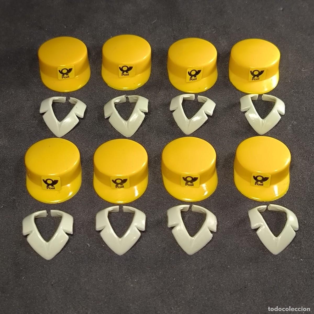 Playmobil: Playmobil gorros amarillos correo con cuellos ☼