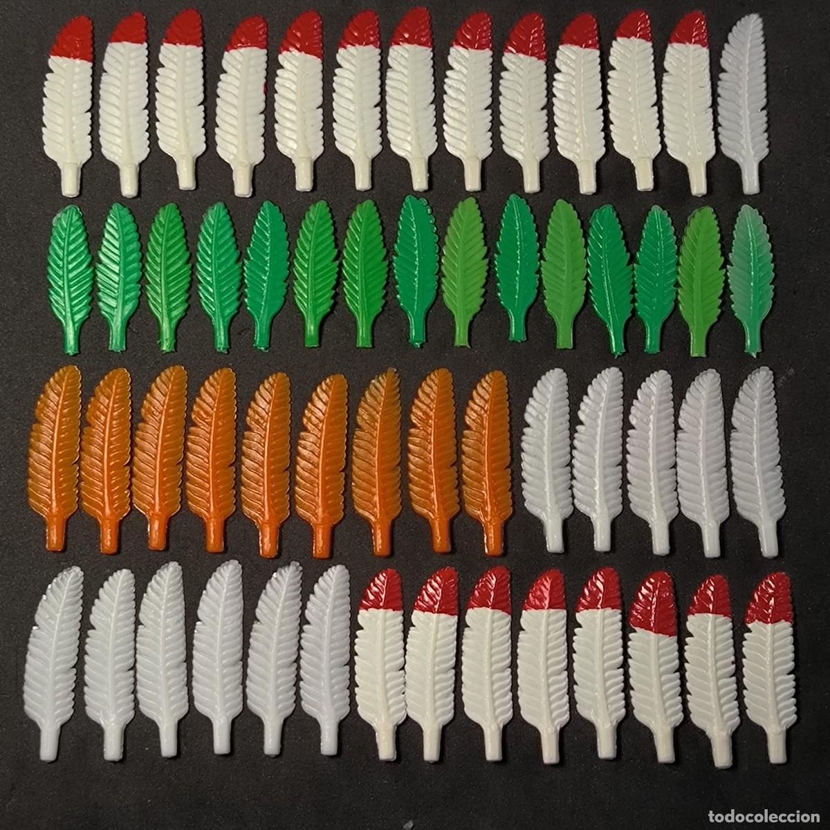 Playmobil: Playmobil muchas plumas indias plastico duro excelente estado ☼