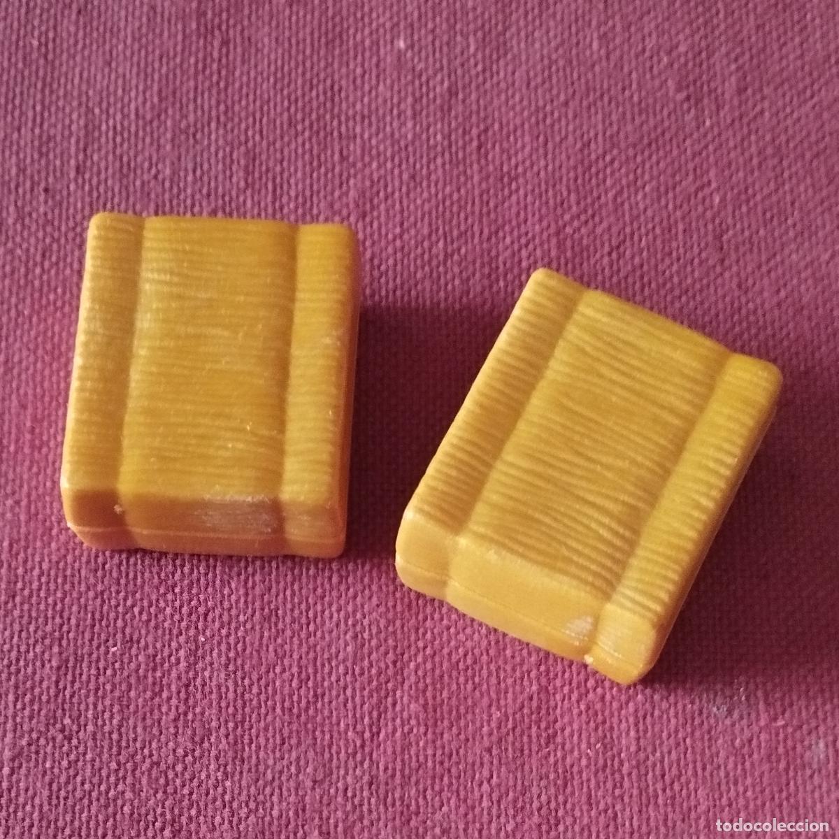 Playmobil: 2 BALAS O FARDOS DE PAJA - AMARILLO ANARANJADO - PLAYMOBIL