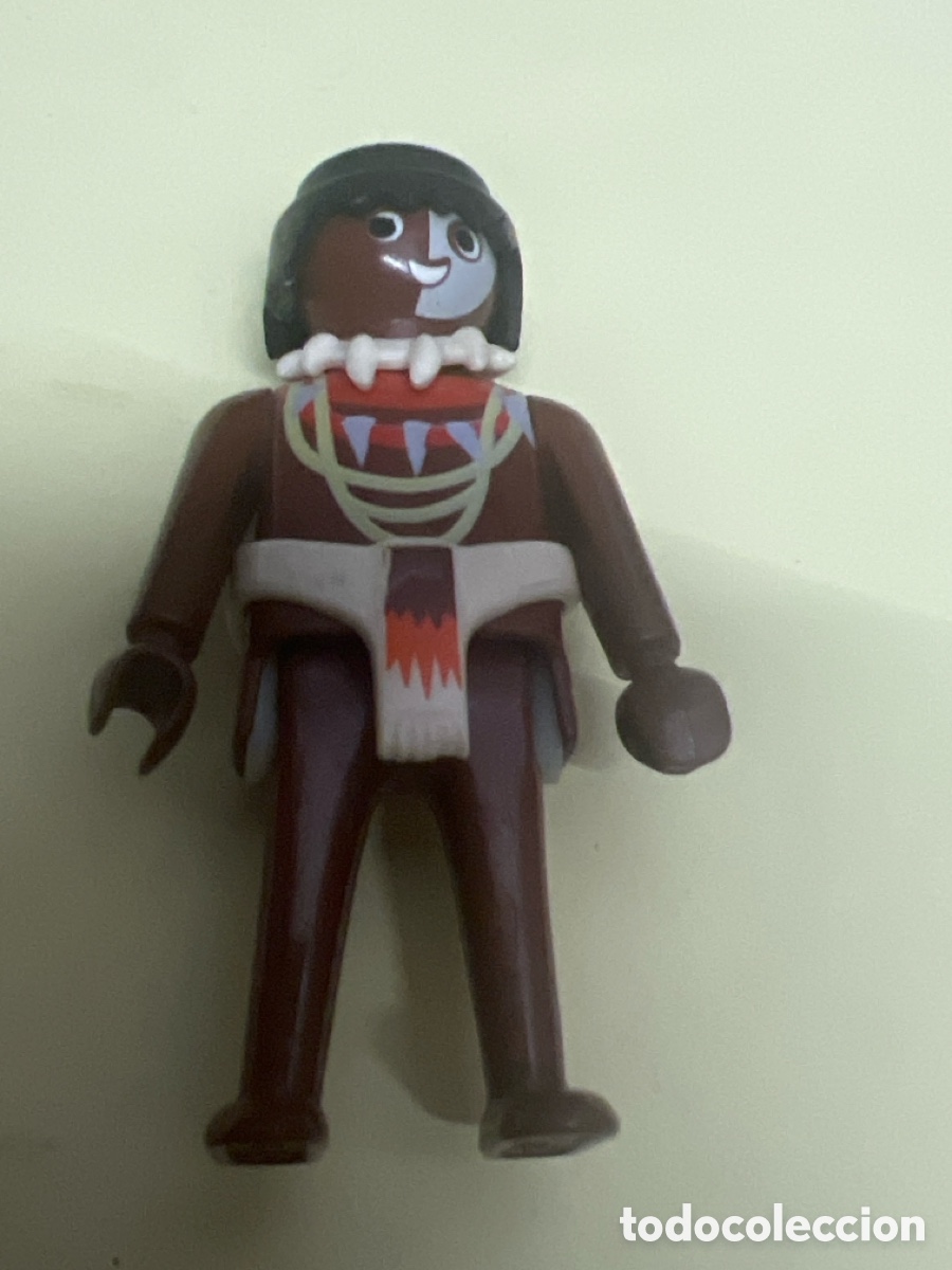 Playmobil: T1/022. Playmobil Guerrero Ind&iacute;gena Africano