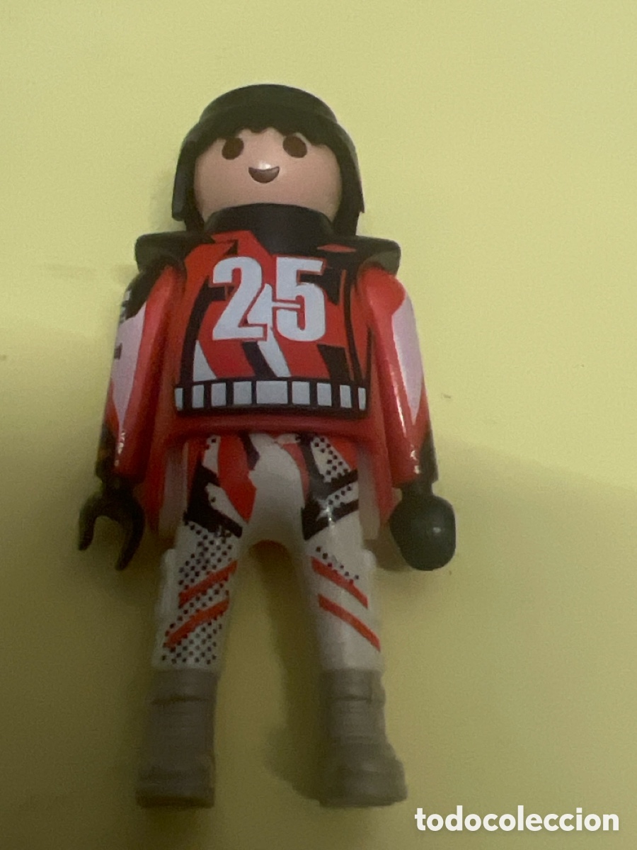 Playmobil: T1/023. Playmobil Motocross - Piloto Moto