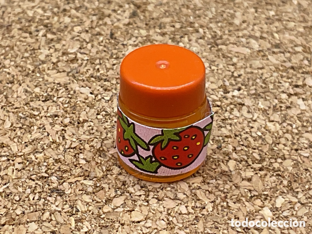 Playmobil: ACCESORIO PLAYMOBIL. BOTE MERMELADA DE FRESA. REF COMIDA, ALIMENTOS, ETC