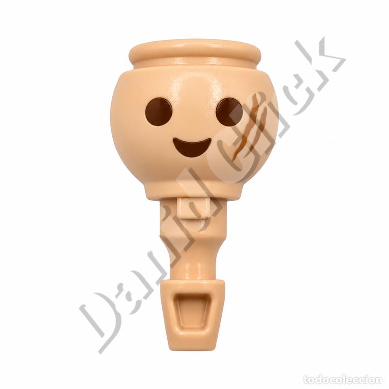 Playmobil: Playmobil Cabeza de Chica Ojos Morados Pesta&ntilde;as Figura Pieza Suelta