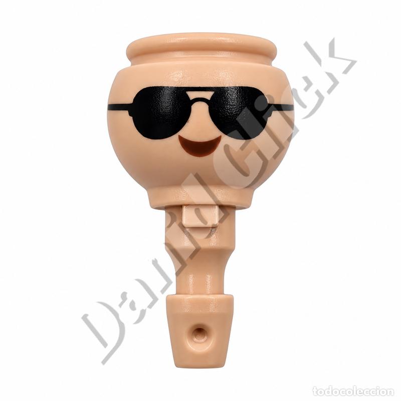 Playmobil: Playmobil Cabeza con Gafas de Sol Figura Pieza Suelta Repuesto