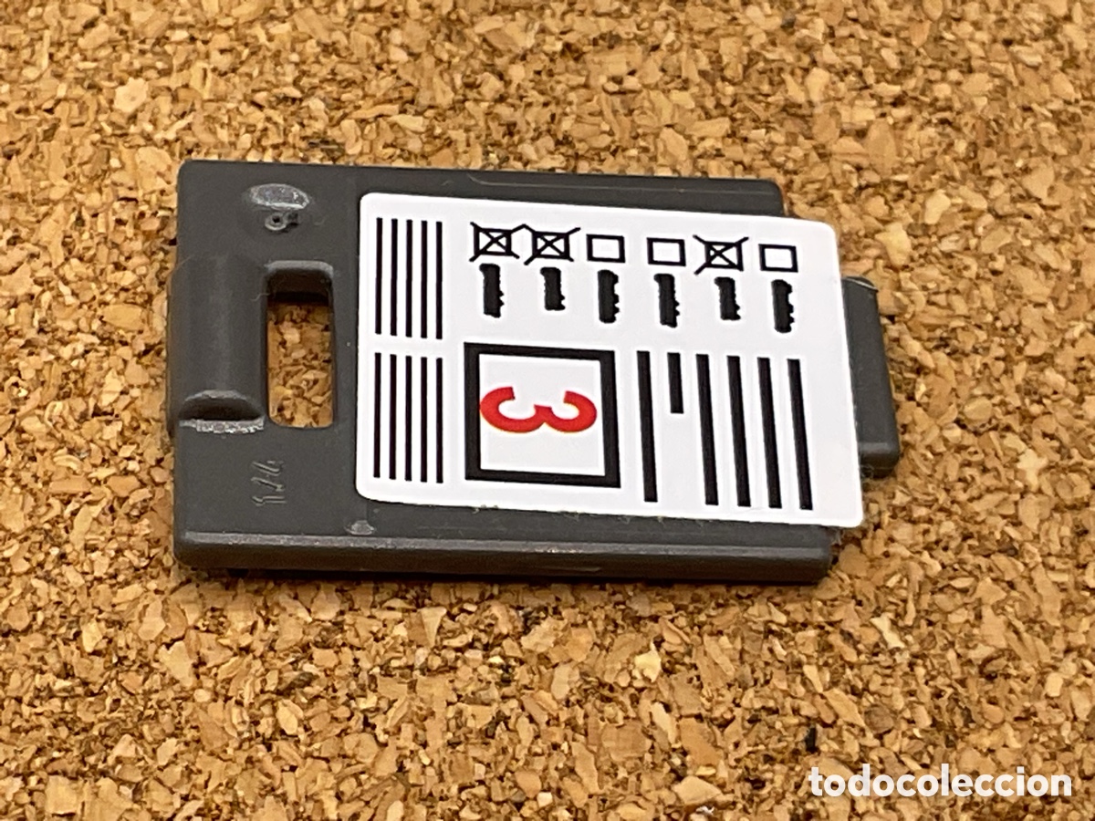 Playmobil: ACCESORIO PLAYMOBIL. TABLA, TABLILLA , FICHA POLICIAL.