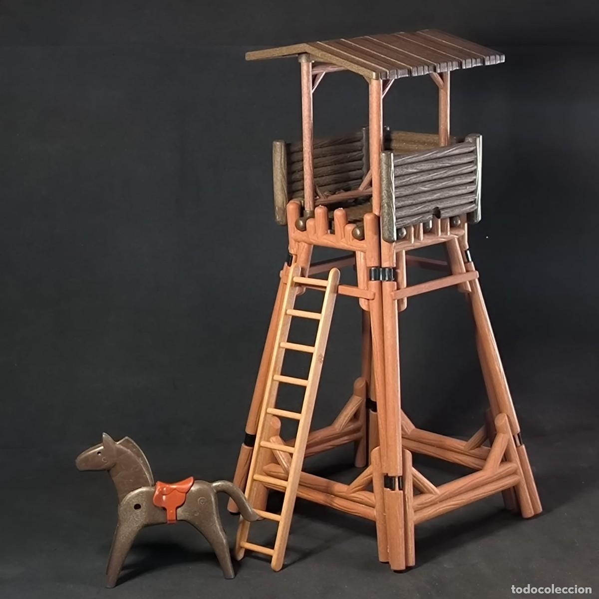 Playmobil: Playmobil torre vigilancia con caballo ☼