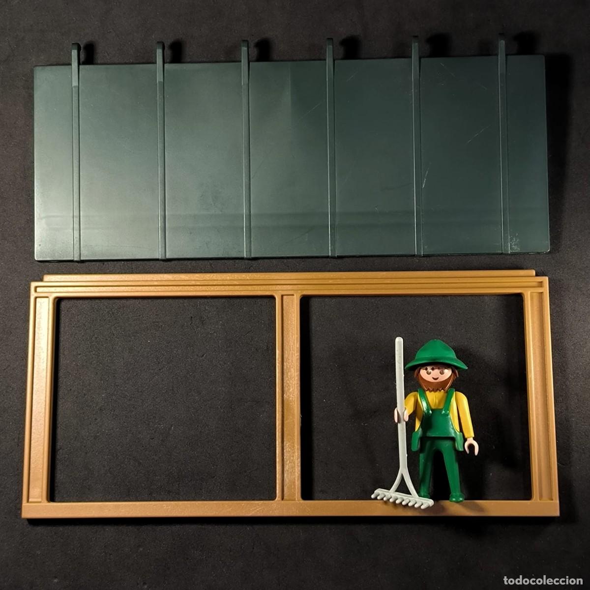 Playmobil: Playmobil marco con techo porche con figura ☼