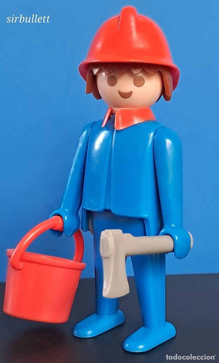 Playmobil: Figura bombero 3236 3234 3403. Playmobil a&ntilde;os 70 80