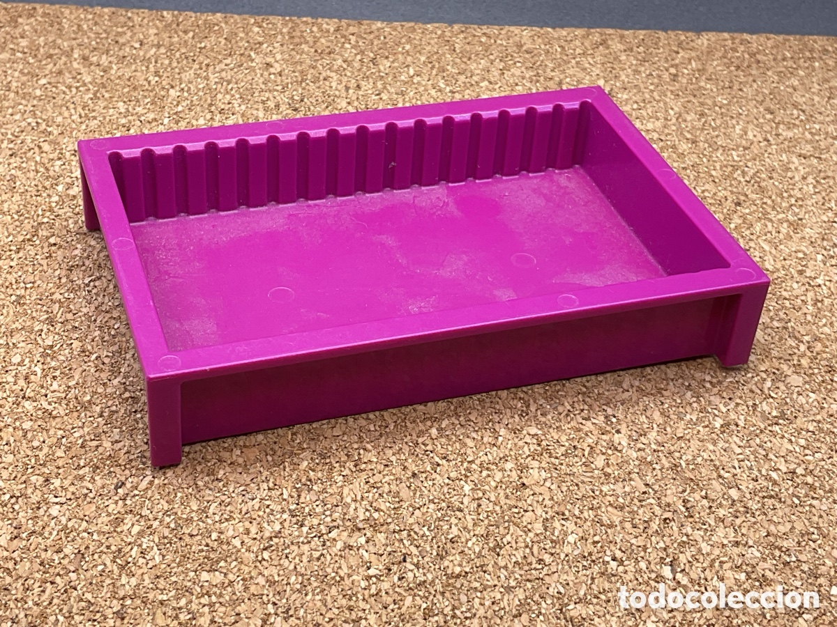 Playmobil: ACCESORIOS PLAYMOBIL. BANDEJA Y/O CAJON COLOR GRANATE.