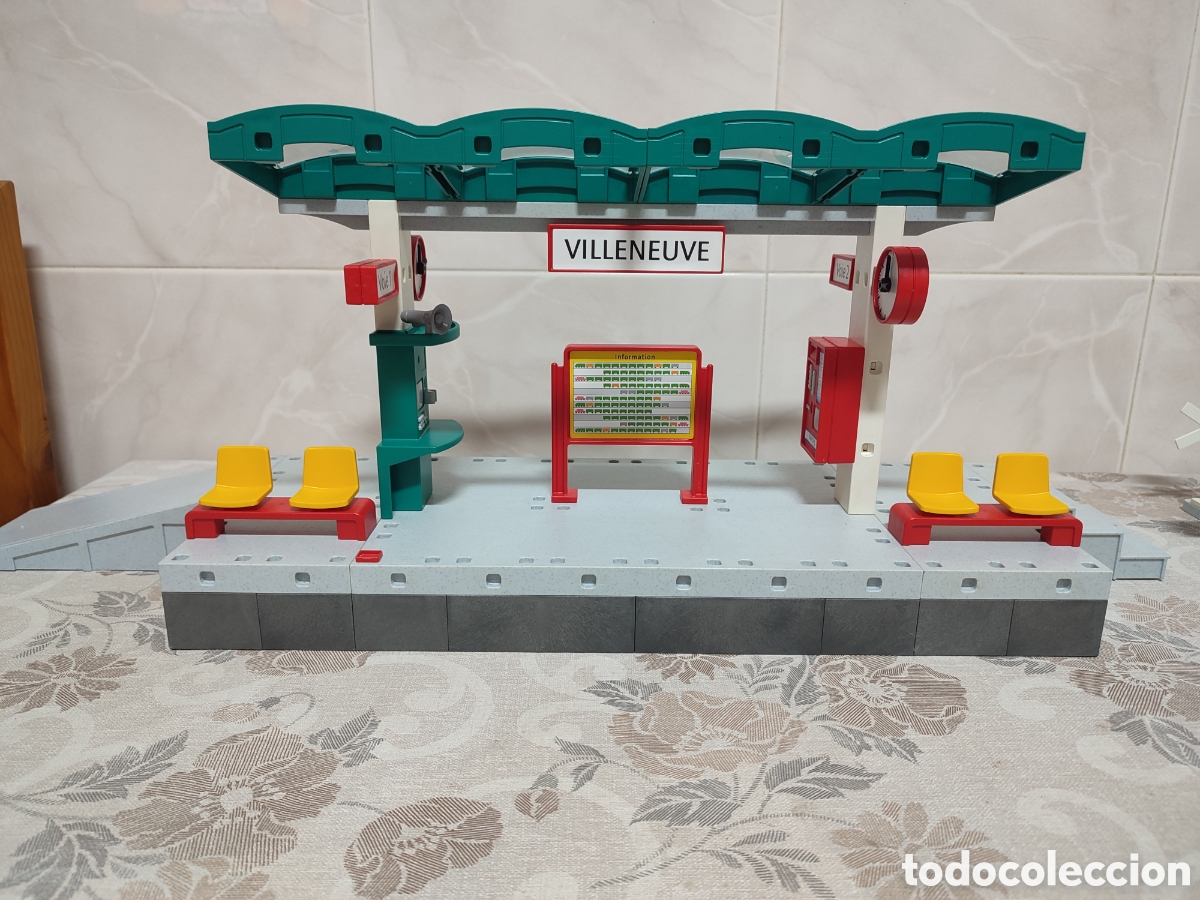 Playmobil: Estaci&oacute;n de tren Playmobil y Paso anibel