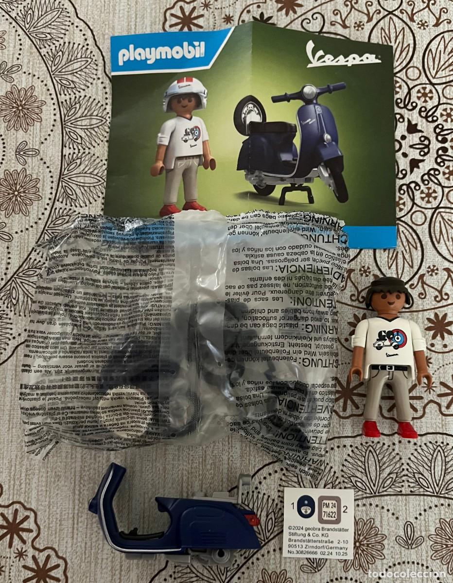 Playmobil: 1969 Vespa 150 Sprint Veloce Azul 71622 Playmobil