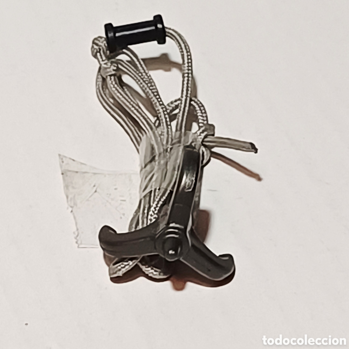 Playmobil: Pieza playmobil rezon ancla gris antracita enganche con cuerda asalto pirata tirolina