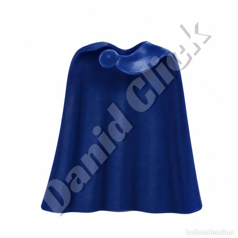 Playmobil: Playmobil Capa Azul Oscuro Romanos Caballero Rey Noble Medieval Belen
