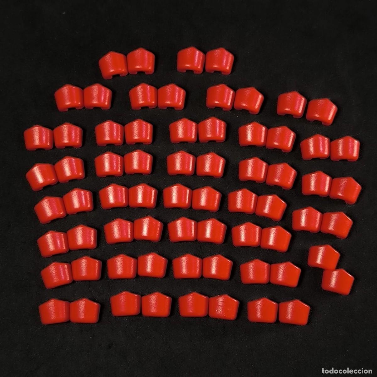 Playmobil: Playmobil pu&ntilde;os mu&ntilde;equeras rojas cortos con punta ☼