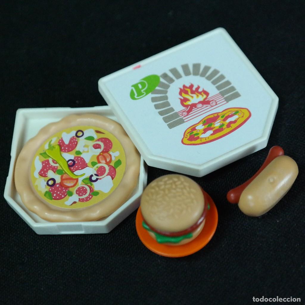 Playmobil: Playmobil pizza hotdog y hamburguesa ☼