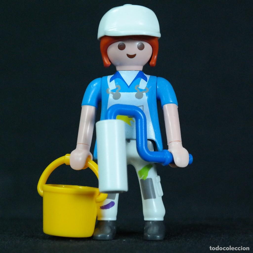 Playmobil: Playmobil mujer con balde y rodillo ☼