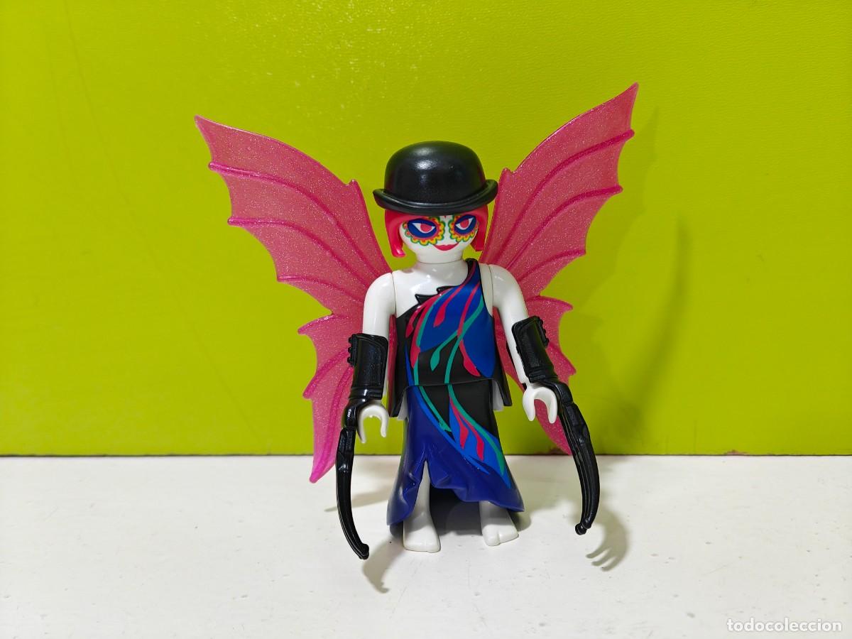 Playmobil: Playmobil figura mujer fantasmas-bruja cazafantasmas, halloween, terror, medieval, bosque, city...