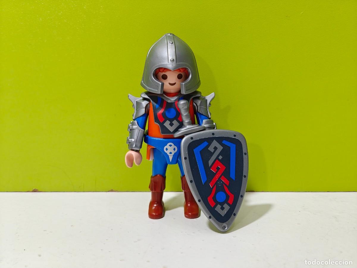 Playmobil: playmobil figura hombre guerrero-soldado medieval, castillo, vikingos, princesas, torneo, city..