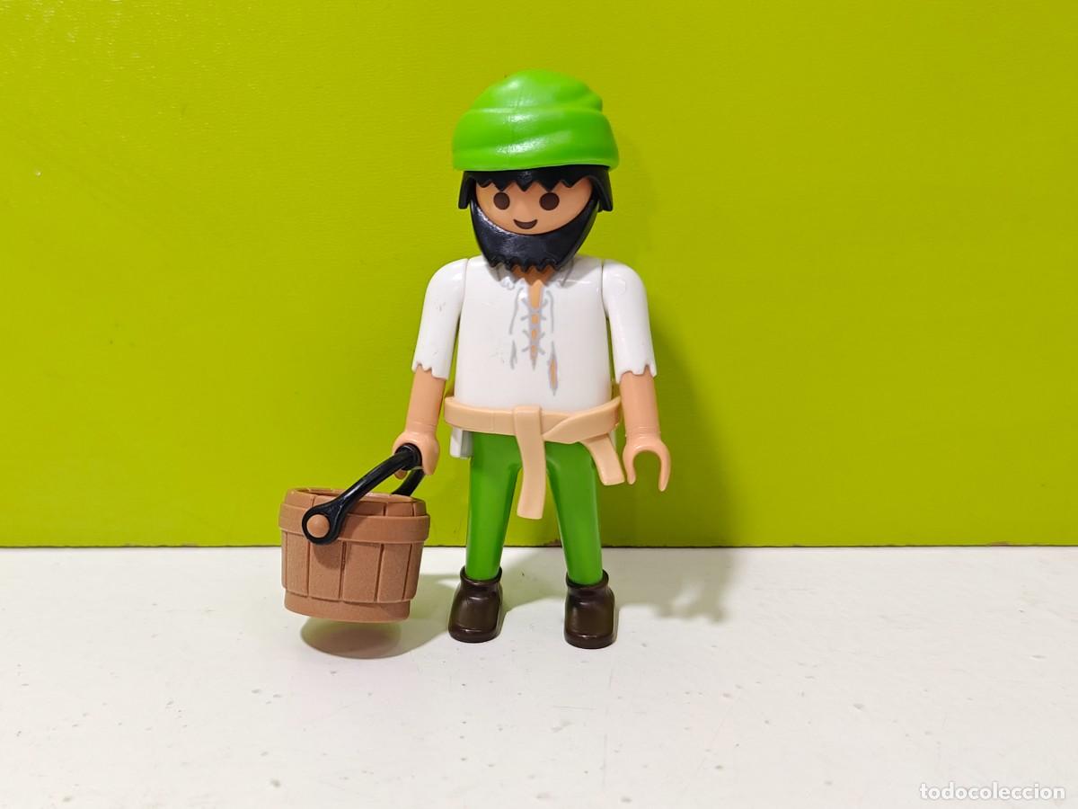 Playmobil: playmobil figura hombre aldeano, vikingos, medieval, Asterix, bel&eacute;n, granja, victoriano, city..