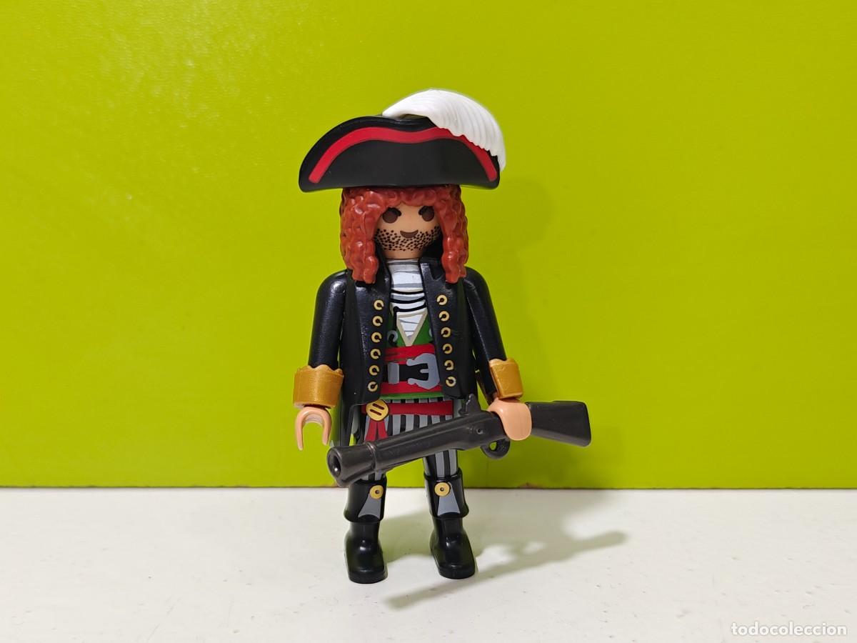 Playmobil: playmobil figura hombre pirata, ingleses, franceses, isla, barco, victoriano, conquistadores, city..