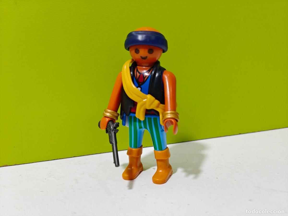 Playmobil: playmobil figura hombre pirata, ingleses, franceses, isla, barco, victoriano, conquistadores, city..