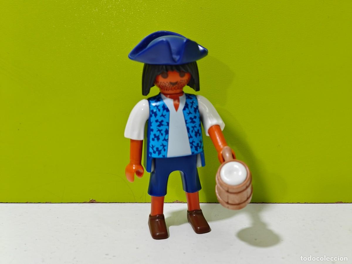 Playmobil: playmobil figura hombre pirata, ingleses, franceses, isla, barco, victoriano, conquistadores, city..