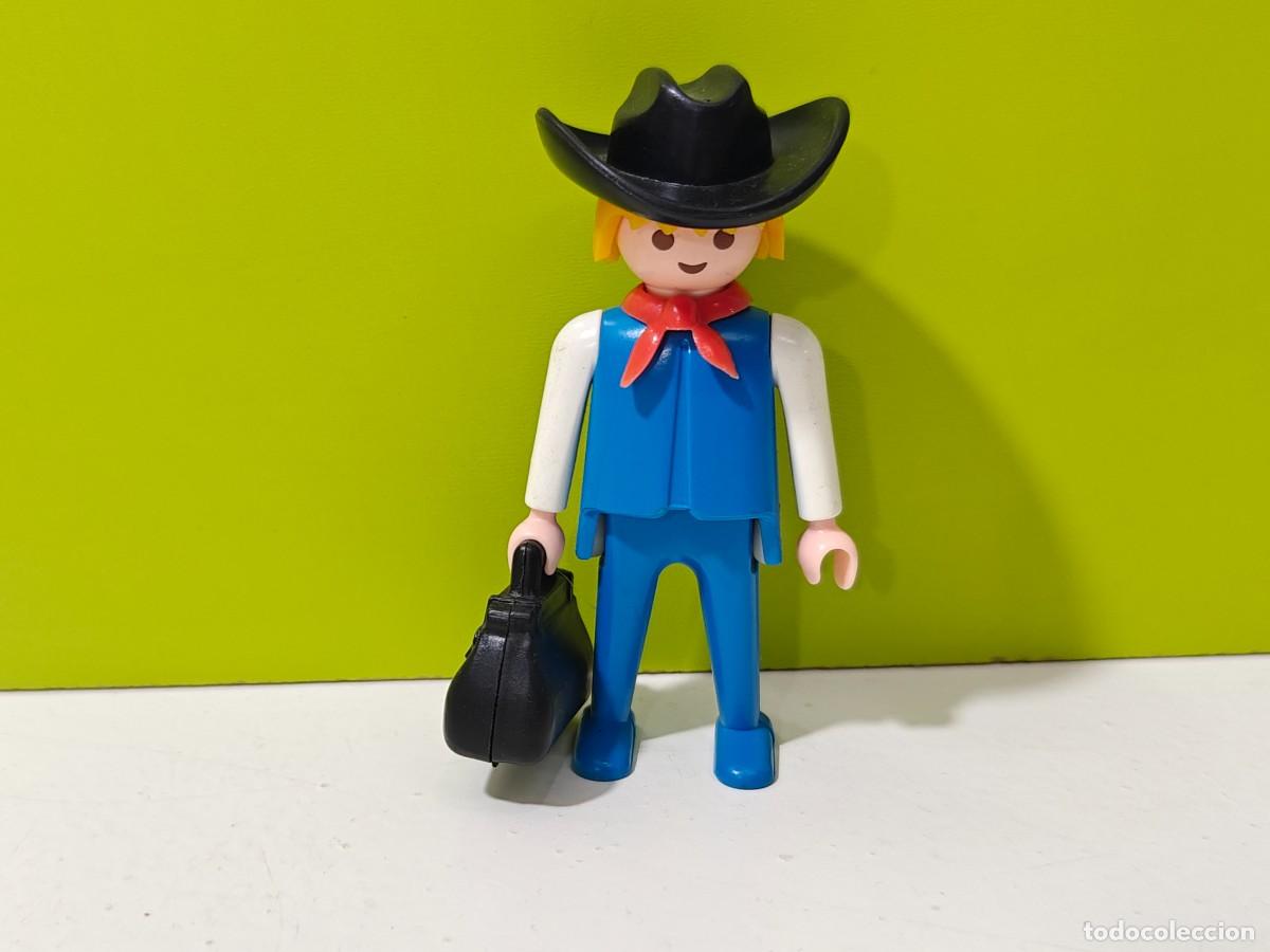 Playmobil: Playmobil figura hombre vaquero, oeste, western, indios, fuerte, diligencia, nordistas, sudistas.