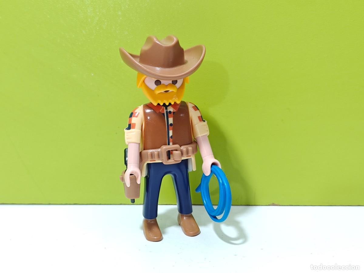 Playmobil: Playmobil figura hombre vaquero, oeste, western, indios, fuerte, diligencia, nordistas, sudistas