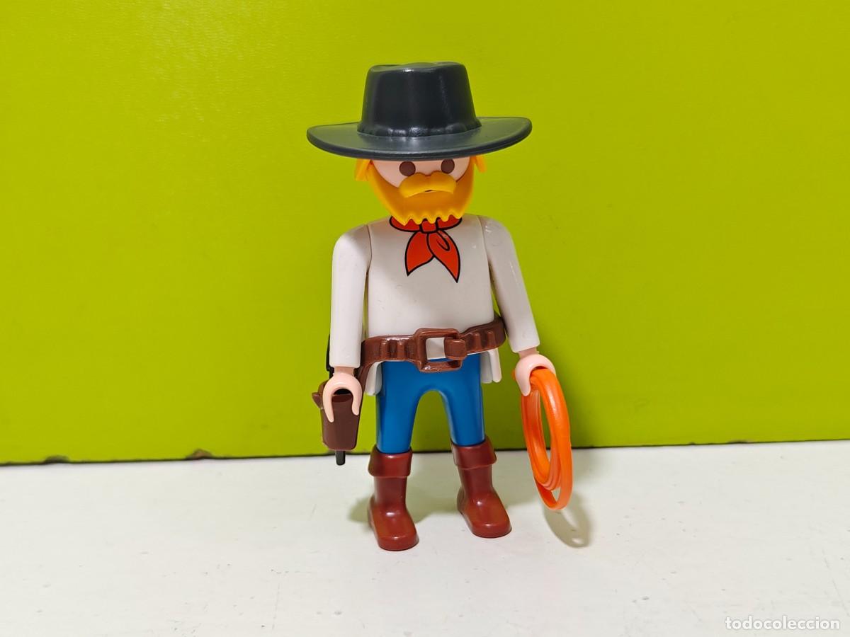 Playmobil: Playmobil figura hombre vaquero, oeste, western, indios, fuerte, diligencia, nordistas, sudistas