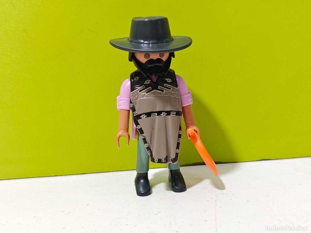 Playmobil: Playmobil figura hombre vaquero, oeste, western, indios, fuerte, diligencia, nordistas, sudistas
