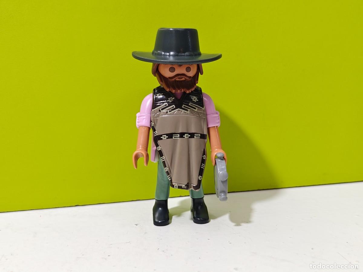 Playmobil: Playmobil figura hombre vaquero, oeste, western, indios, fuerte, diligencia, nordistas, sudistas