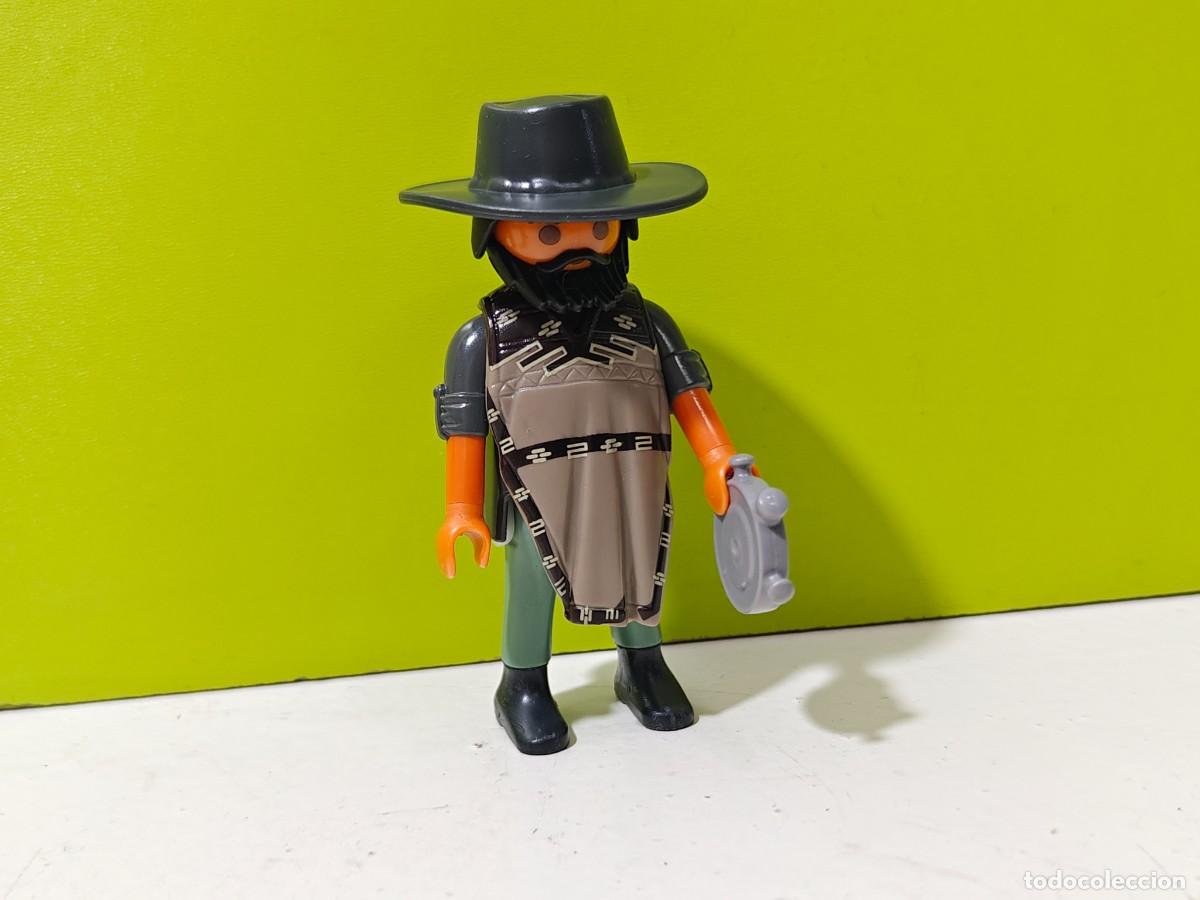 Playmobil: Playmobil figura hombre vaquero, oeste, western, indios, fuerte, diligencia, nordistas, sudistas