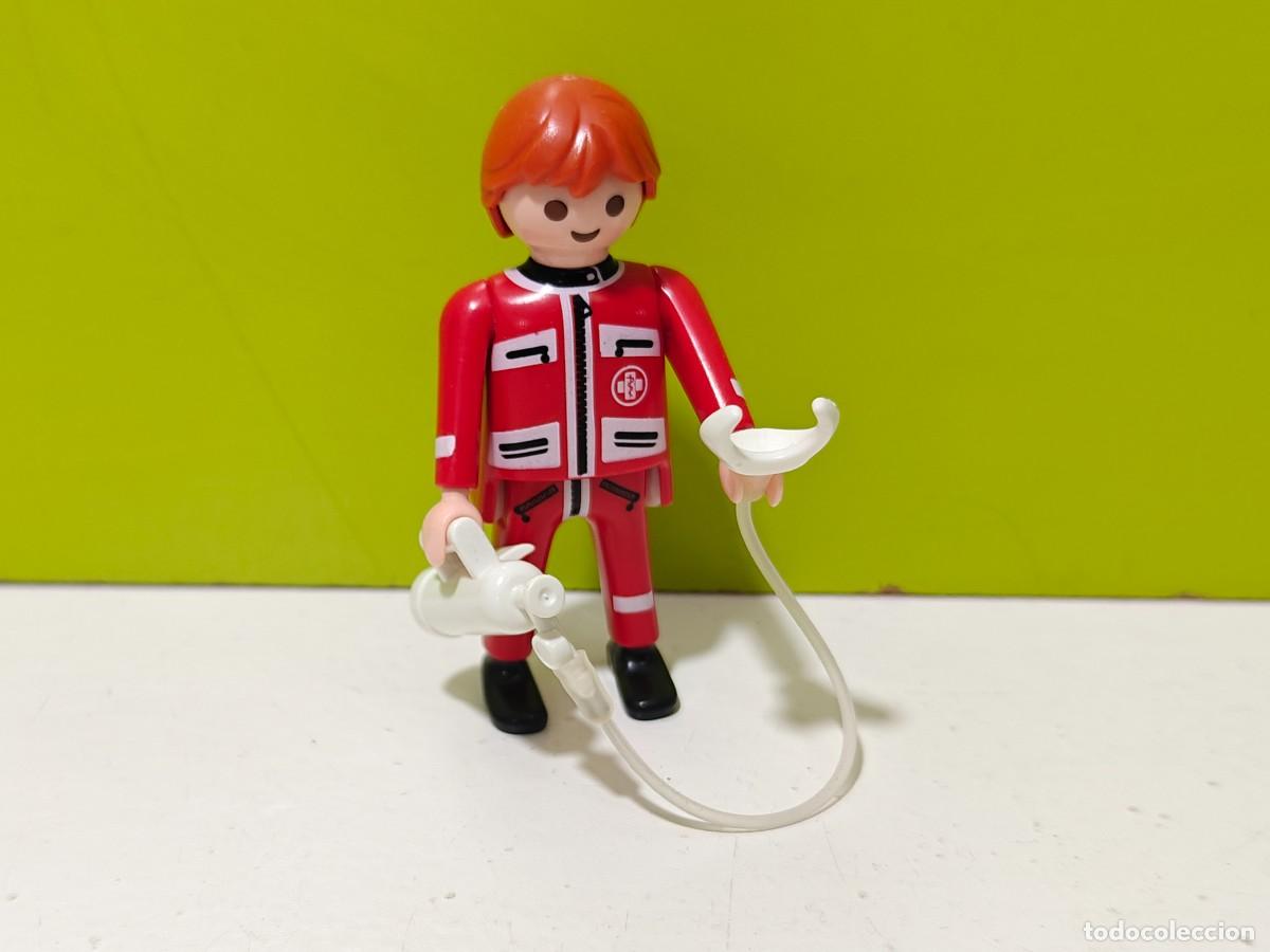 Playmobil: playmobil figura hombre m&eacute;dico-sanitario-enfermero, hospital, ambulancia, rescate, city...
