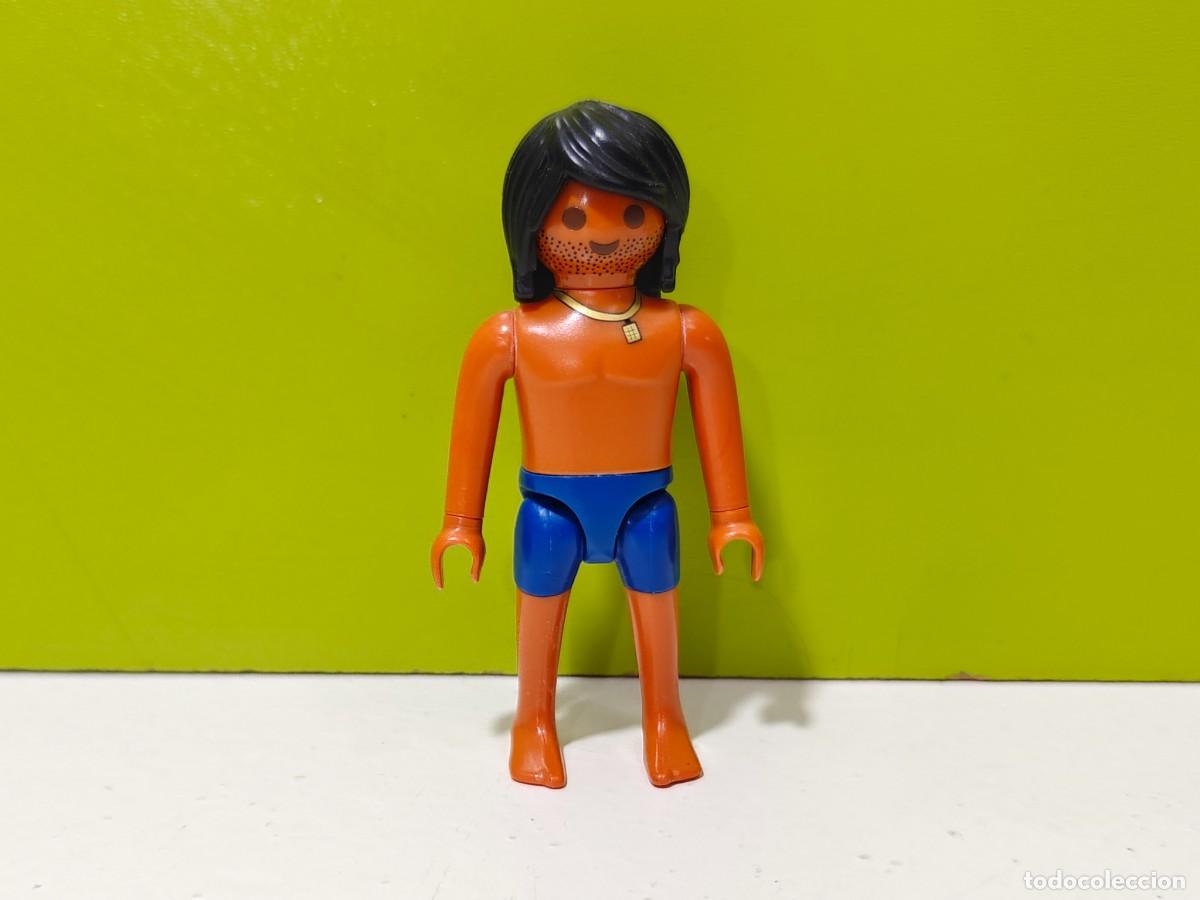 Playmobil: playmobil figura hombre en traje de ba&ntilde;o, playa, vacaciones, deportes, hotel, piscina, city.,..