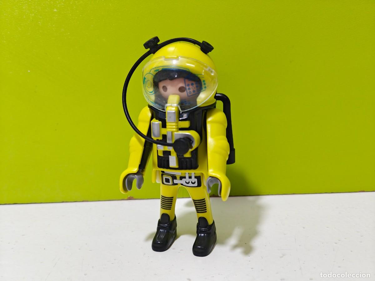 Playmobil: playmobil figura hombre astronauta, espacio, space, robot, nave espacial, alien&iacute;genas, city...